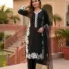 ST 213 Black Color Natural Crep Salwar Suit with Embroidery Work. Wedding, Party, Festive, Best Price ₹1899. Delivery 4-6 Working Days. Shop now. | Casual Suits, Jump Suits, Creative suits, Designer Suits, Palazzo Suits, Party Wear Suits, Patiala Suits, Salwar suit, Straight Suits