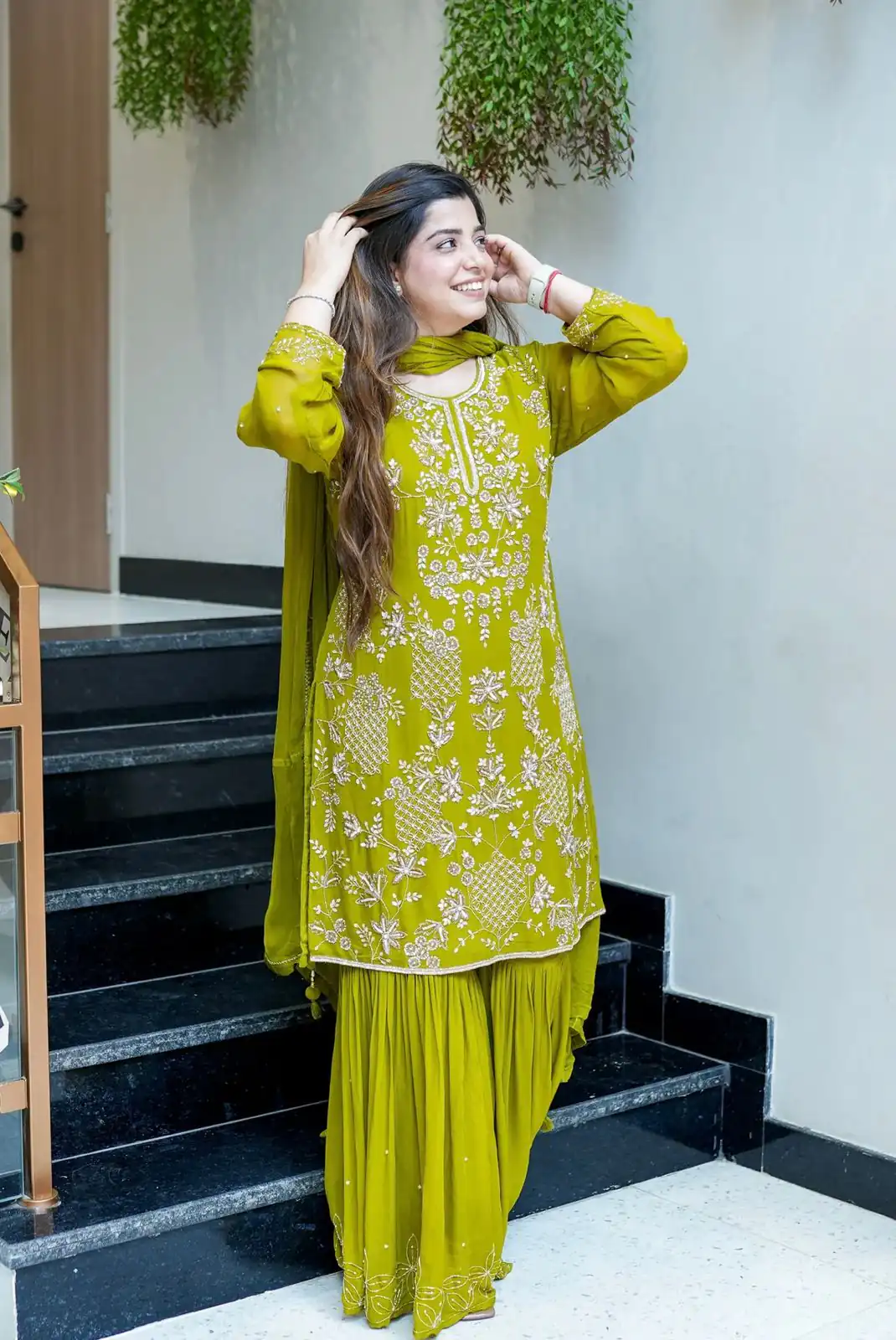 JF 027 Green in Faux Georgette Mirror Embroidery Work Salwar Suit . Best Price ₹1949. Delivery 4-6 Working Days. Shop now. | Casual Suits, Jump Suits, Creative suits, Designer Suits, Palazzo Suits, Party Wear Suits, Patiala Suits, Salwar suit, Straight Suits
