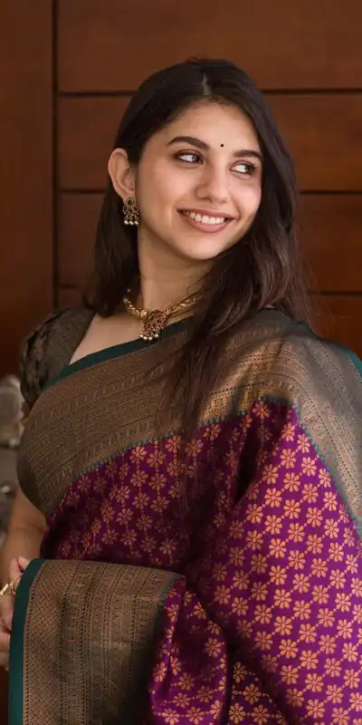 KPR 220 Maroon Soft Lichi Silk Saree Perfect for Wedding, Party, Reception, Diwali, Ethnic Day – . Affordable Price ₹1449. Delivery 4-6 Working Days. | Creative Sarees, Bollywood Sarees, Designer Sarees, Embroidered Sarees, Ethnic Saree, Modern Digital sarees, Party Wear Sarees, Sarees