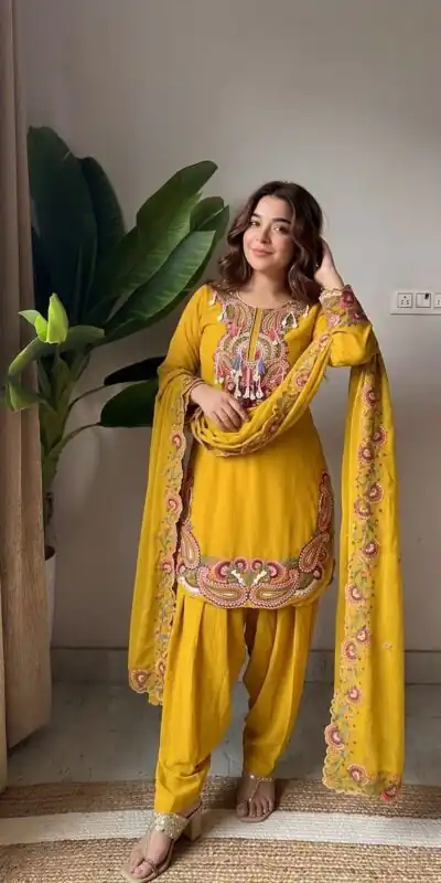 SRK 5348 Mustered Color Georgette Mirror Embroidery Work Salwar Suit . Best Price ₹2399. Delivery 4-6 Working Days. Shop now. | Casual Suits, Jump Suits, Creative suits, Designer Suits, Palazzo Suits, Party Wear Suits, Patiala Suits, Salwar suit, Straight Suits