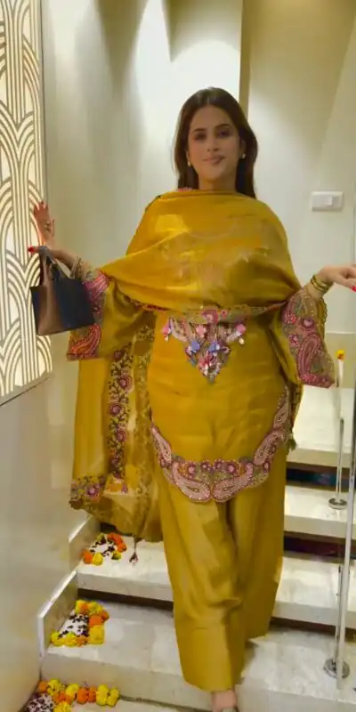 SRK 5348 Mustered Color Georgette Mirror Embroidery Work Salwar Suit . Best Price ₹2399. Delivery 4-6 Working Days. Shop now. | Casual Suits, Jump Suits, Creative suits, Designer Suits, Palazzo Suits, Party Wear Suits, Patiala Suits, Salwar suit, Straight Suits