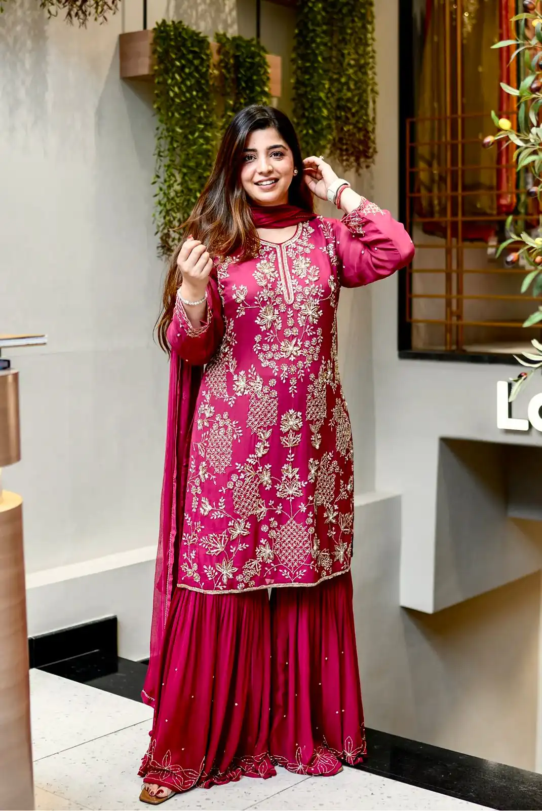 JF 027 Pink in Faux Georgette Mirror Embroidery Work Salwar Suit . Best Price ₹1949. Delivery 4-6 Working Days. Shop now. | Casual Suits, Jump Suits, Creative suits, Designer Suits, Palazzo Suits, Party Wear Suits, Patiala Suits, Salwar suit, Straight Suits
