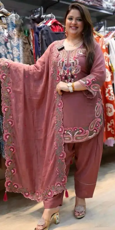 SRK 5348 Rust Color Georgette Mirror Embroidery Work Salwar Suit . Best Price ₹2399. Delivery 4-6 Working Days. Shop now. | Casual Suits, Jump Suits, Creative suits, Designer Suits, Palazzo Suits, Party Wear Suits, Patiala Suits, Salwar suit, Straight Suits