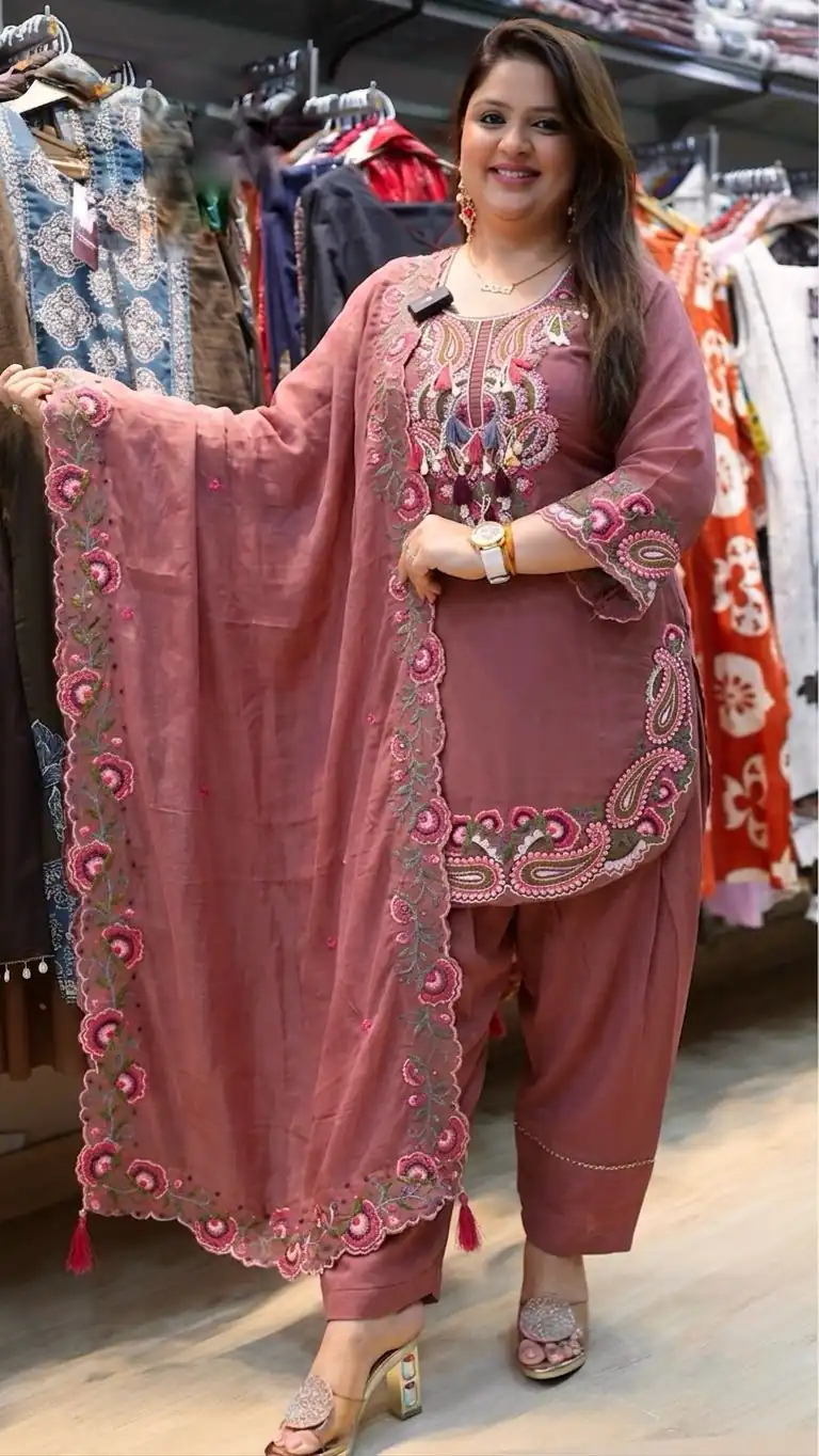 SRK 5348 Rust Color Georgette Mirror Embroidery Work Salwar Suit . Best Price ₹2399. Delivery 4-6 Working Days. Shop now. | Casual Suits, Jump Suits, Creative suits, Designer Suits, Palazzo Suits, Party Wear Suits, Patiala Suits, Salwar suit, Straight Suits