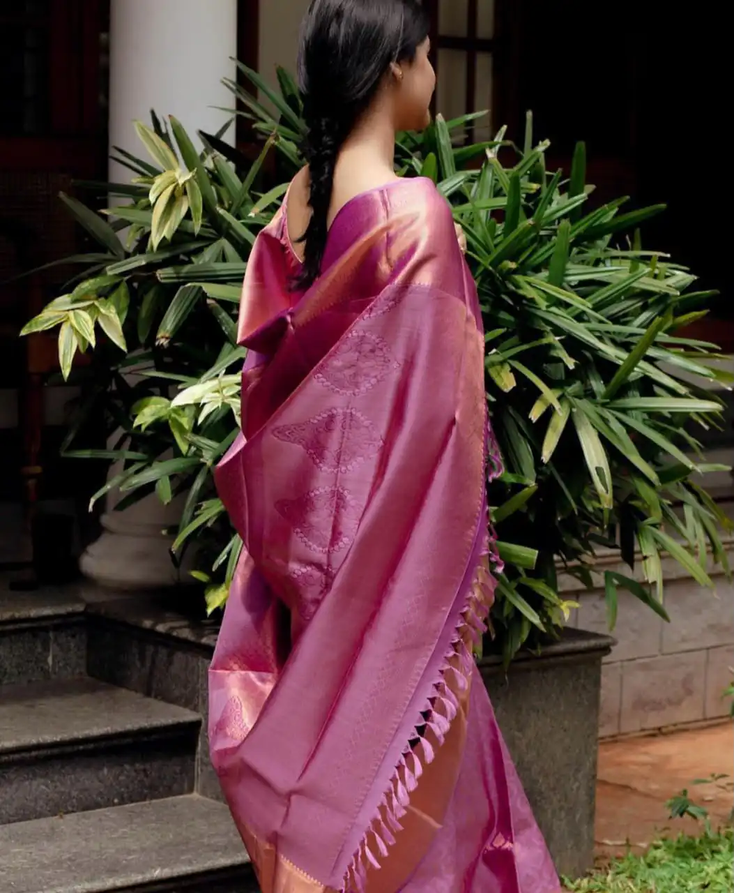 KPR 301 Pink in Soft Lichi Silk Jacquard Work Designer Work Saree . Exclusive Offer ₹1349. Delivery 4-6 Working Days. Shop now. | Creative Sarees, Bollywood Sarees, Designer Sarees, Embroidered Sarees, Ethnic Saree, Modern Digital sarees, Party Wear Sarees, Sarees
