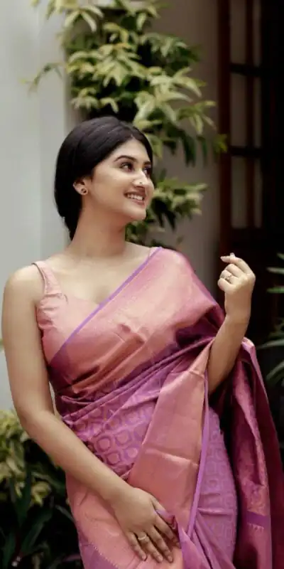 KPR 301 Pink in Soft Lichi Silk Jacquard Work Designer Work Saree . Exclusive Offer ₹1349. Delivery 4-6 Working Days. Shop now. | Creative Sarees, Bollywood Sarees, Designer Sarees, Embroidered Sarees, Ethnic Saree, Modern Digital sarees, Party Wear Sarees, Sarees