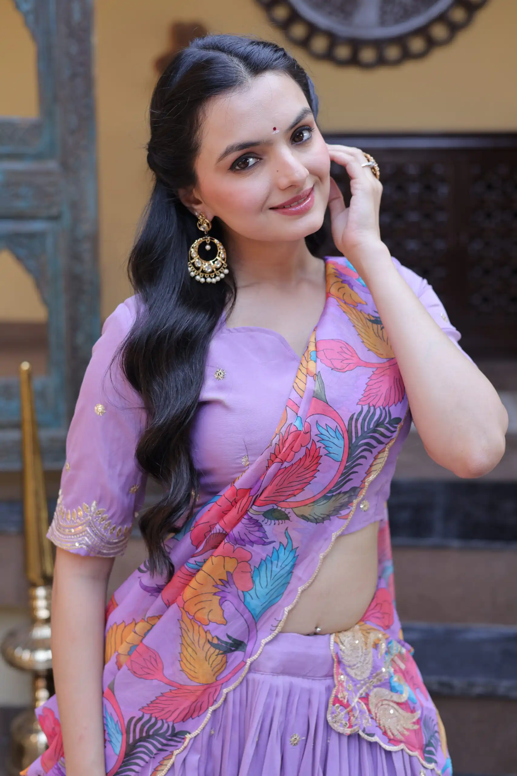 KA 5069 Lavender Cosmos Silk Lehenga Choli with Zari & Embroidery Work. Introductory Price ₹2499. Delivery 4-6 Working Days. Shop now. | Bollywood Lehenga, Creative Lehenga, Designer Lehenga, Embroidered Lehenga, Lehenga, Party Wear Lehenga