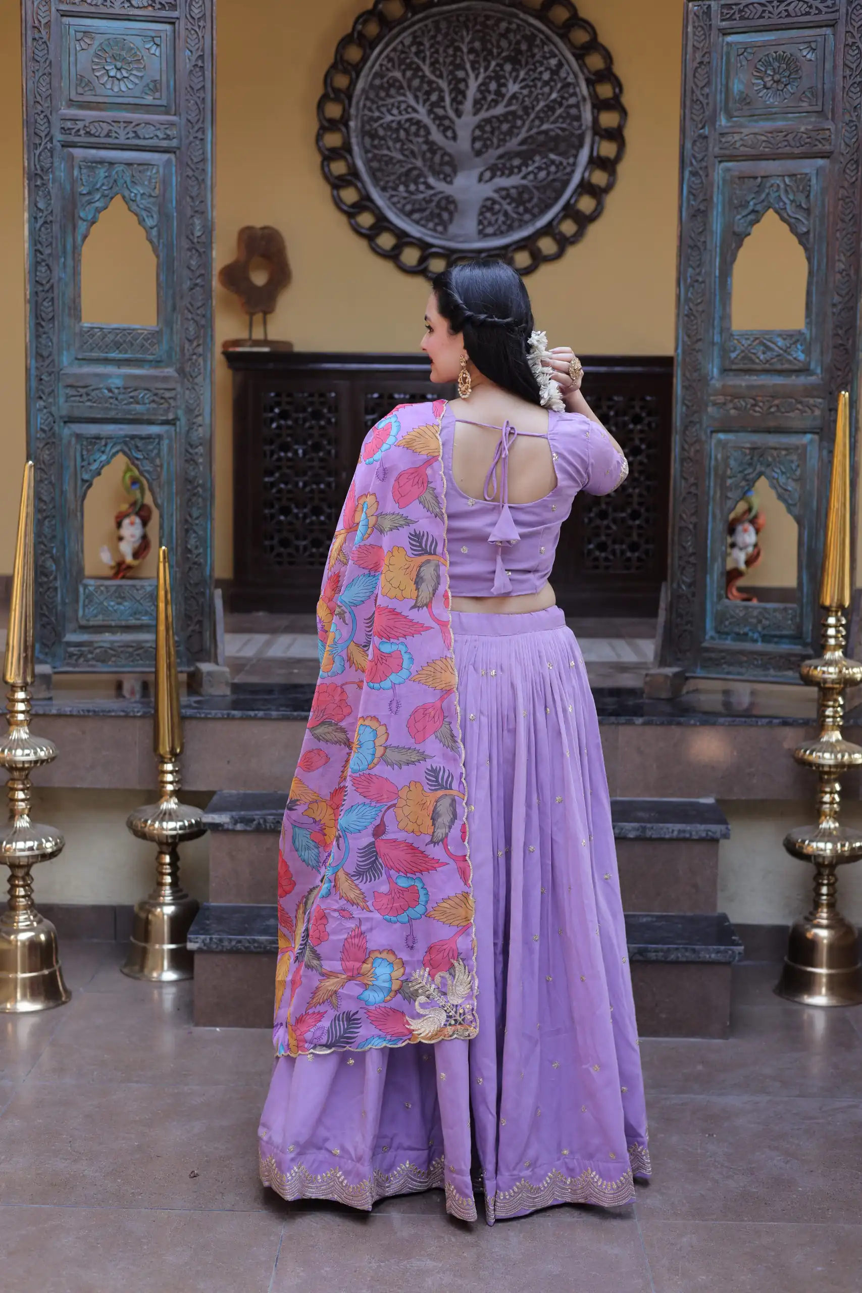 KA 5069 Lavender Cosmos Silk Lehenga Choli with Zari & Embroidery Work. Introductory Price ₹2499. Delivery 4-6 Working Days. Shop now. | Bollywood Lehenga, Creative Lehenga, Designer Lehenga, Embroidered Lehenga, Lehenga, Party Wear Lehenga