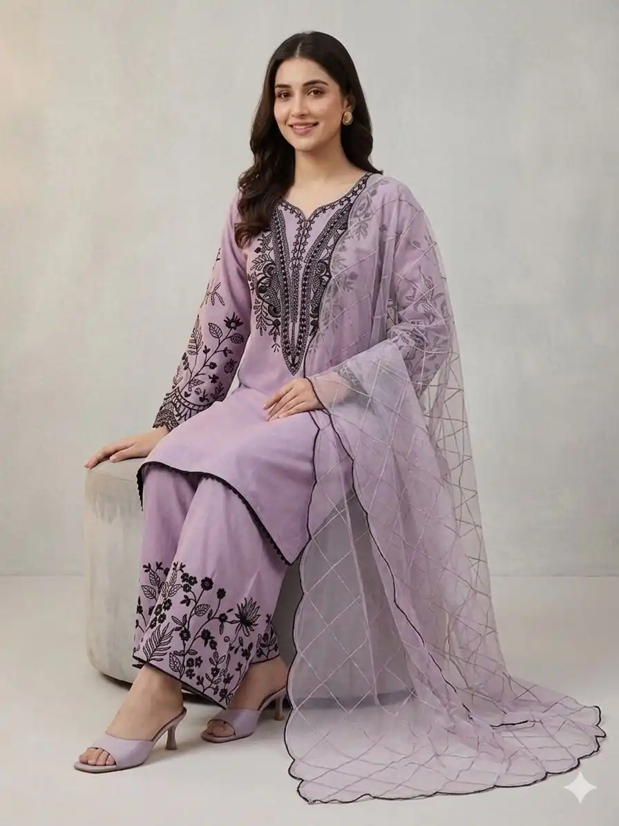 LG 2101 Purple Color Mal Cotton Embroidery Work Salwar Suit . Wedding, Party, Festive, Events, Get it for ₹2099. Delivery 4-6 Working Days. Shop now. | Casual Suits, Jump Suits, Creative suits, Designer Suits, Palazzo Suits, Party Wear Suits, Patiala Suits, Salwar suit, Straight Suits