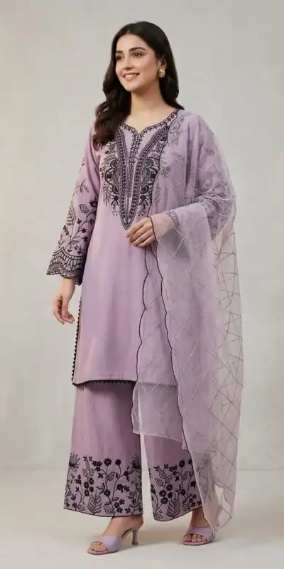 LG 2101 Purple Color Mal Cotton Embroidery Work Salwar Suit . Wedding, Party, Festive, Events, Get it for ₹2099. Delivery 4-6 Working Days. Shop now. | Casual Suits, Jump Suits, Creative suits, Designer Suits, Palazzo Suits, Party Wear Suits, Patiala Suits, Salwar suit, Straight Suits