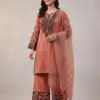 LG 2101 Rust Color Mal Cotton Embroidery Work Salwar Suit . Wedding, Party, Festive, Events, Get it for ₹2099. Delivery 4-6 Working Days. Shop now. | Casual Suits, Jump Suits, Creative suits, Designer Suits, Palazzo Suits, Party Wear Suits, Patiala Suits, Salwar suit, Straight Suits