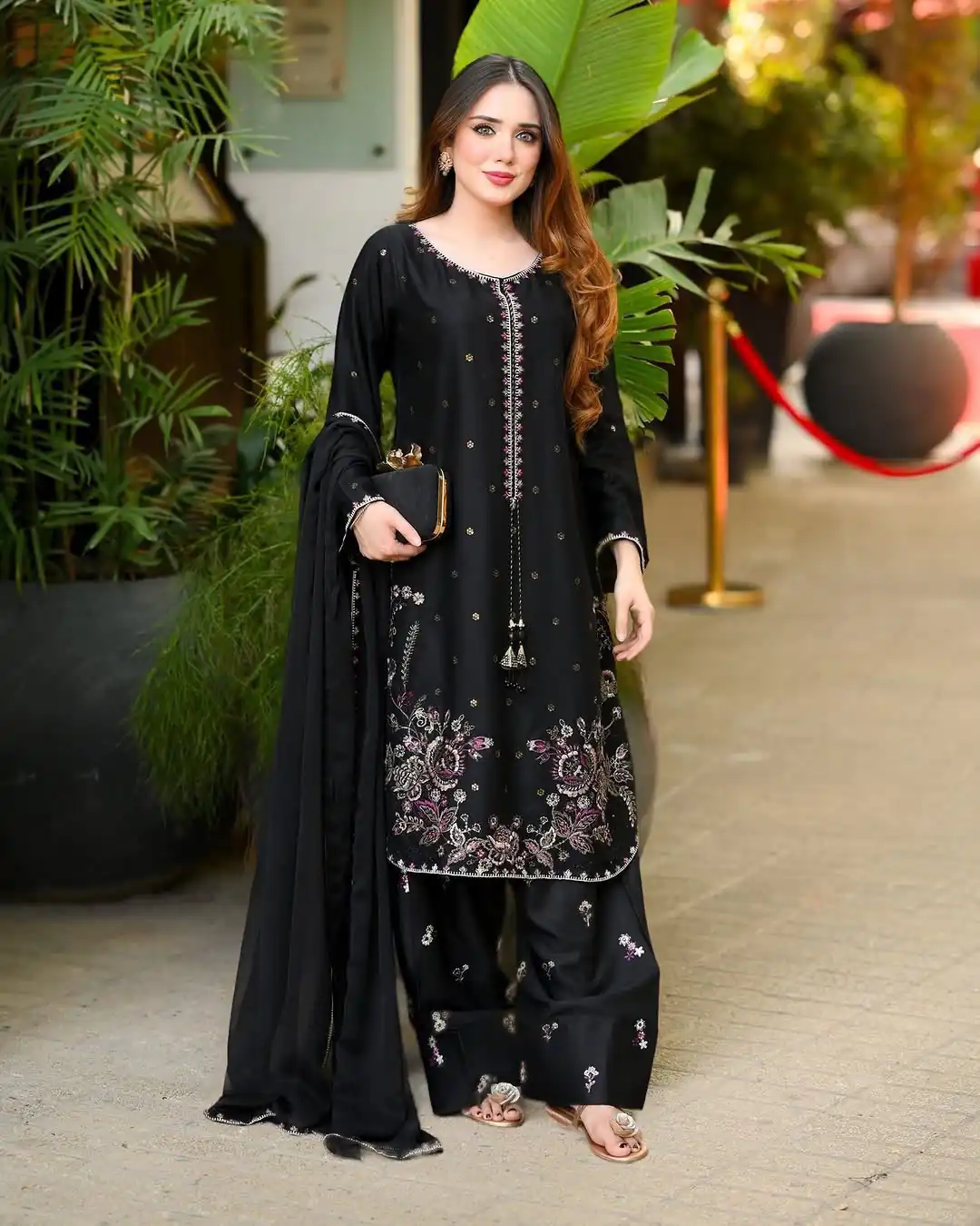 SSR 543 Black Satin Glass Salwar Suit with Embroidery Work & Thread Embroidery. Best Price ₹2149. Delivery 4-6 Working Days. Shop now. | Casual Suits, Jump Suits, Creative suits, Designer Suits, Palazzo Suits, Party Wear Suits, Patiala Suits, Salwar suit, Straight Suits