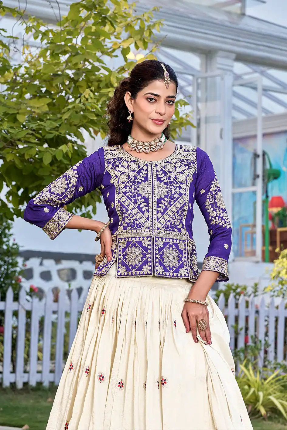 Ram 173 Navy Blue in Color Vichitra Silk Embroidery Work Lehenga Choli . Now at just ₹2549. Delivery 4-6 Working Days. Shop now. | Bollywood Lehenga, Creative Lehenga, Designer Lehenga, Embroidered Lehenga, Lehenga, Party Wear Lehenga