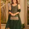 MD 3093 Green Blooming Faux Georgette Salwar Suit Perfect for Wedding, Party, Makar Sankranti, Baby Shower, Traditional Day – . Special Price ₹2149. Deliv | Casual Suits, Jump Suits, Creative suits, Designer Suits, Palazzo Suits, Party Wear Suits, Patiala Suits, Salwar suit, Straight Suits