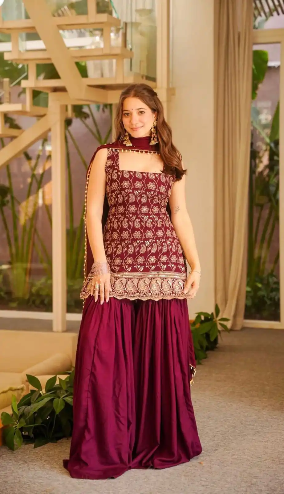 MD 3093 Red Blooming Faux Georgette Salwar Suit Perfect for Wedding, Party, Makar Sankranti, Baby Shower, Traditional Day – . Special Price ₹2149. Deliv | Casual Suits, Jump Suits, Creative suits, Designer Suits, Palazzo Suits, Party Wear Suits, Patiala Suits, Salwar suit, Straight Suits