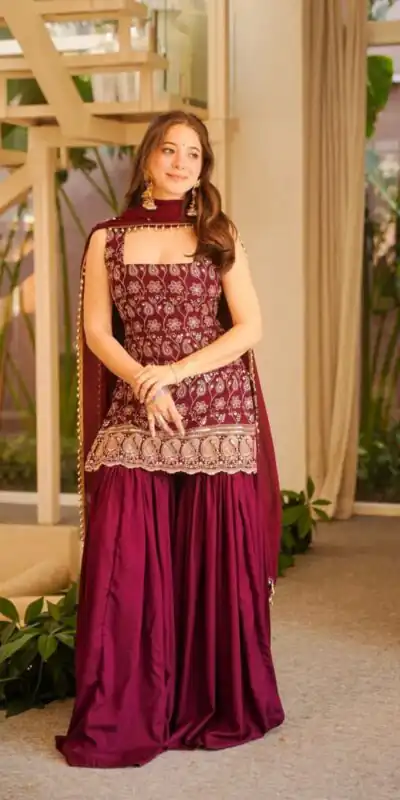 MD 3093 Red Blooming Faux Georgette Salwar Suit Perfect for Wedding, Party, Makar Sankranti, Baby Shower, Traditional Day – . Special Price ₹2149. Deliv | Casual Suits, Jump Suits, Creative suits, Designer Suits, Palazzo Suits, Party Wear Suits, Patiala Suits, Salwar suit, Straight Suits
