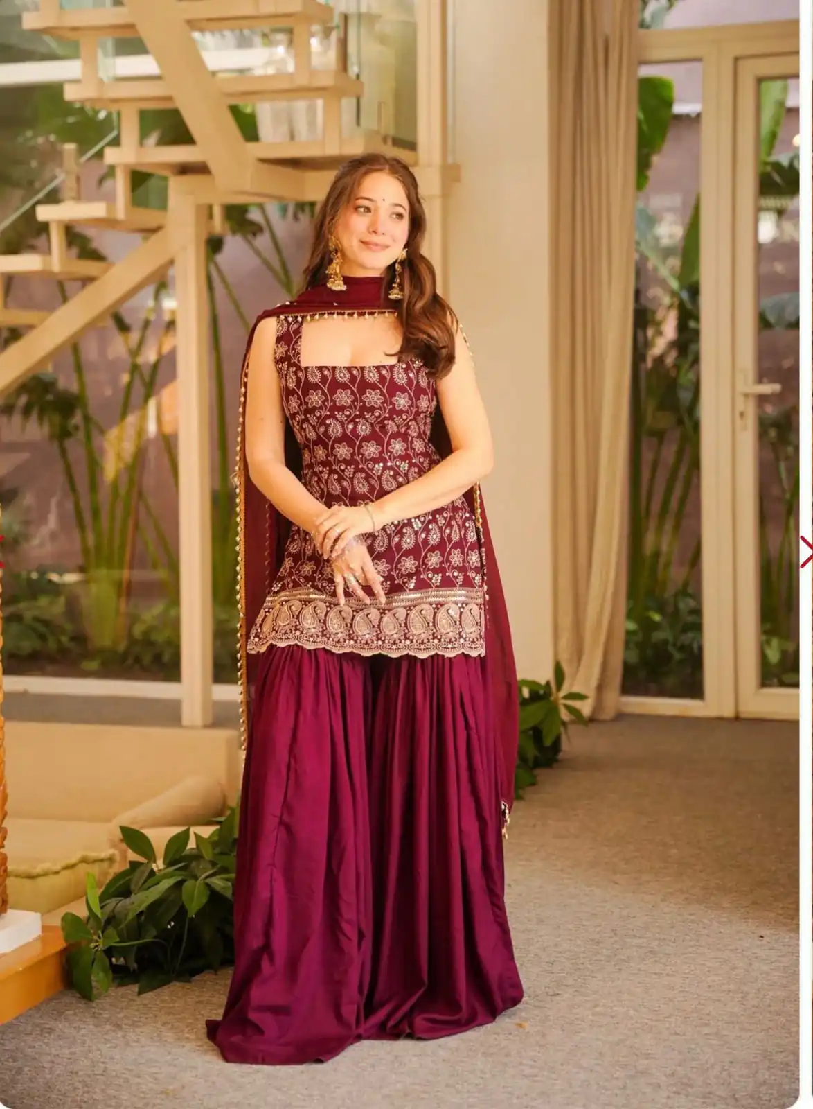 MD 3093 Red Blooming Faux Georgette Salwar Suit Perfect for Wedding, Party, Makar Sankranti, Baby Shower, Traditional Day – . Special Price ₹2149. Deliv | Casual Suits, Jump Suits, Creative suits, Designer Suits, Palazzo Suits, Party Wear Suits, Patiala Suits, Salwar suit, Straight Suits