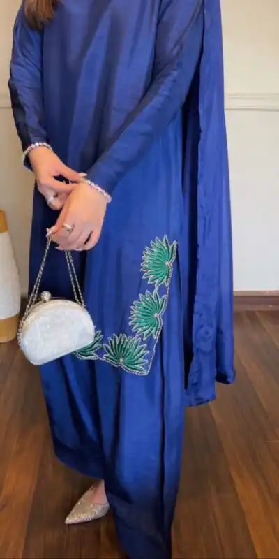 KD 1620 Blue American Silk Salwar Suit Perfect for Wedding, Party, Onam, Family Gatherings, Baisakhi – . Affordable Price ₹1849. Delivery 4-6 Working Days | Casual Suits, Jump Suits, Creative suits, Designer Suits, Palazzo Suits, Party Wear Suits, Patiala Suits, Salwar suit, Straight Suits