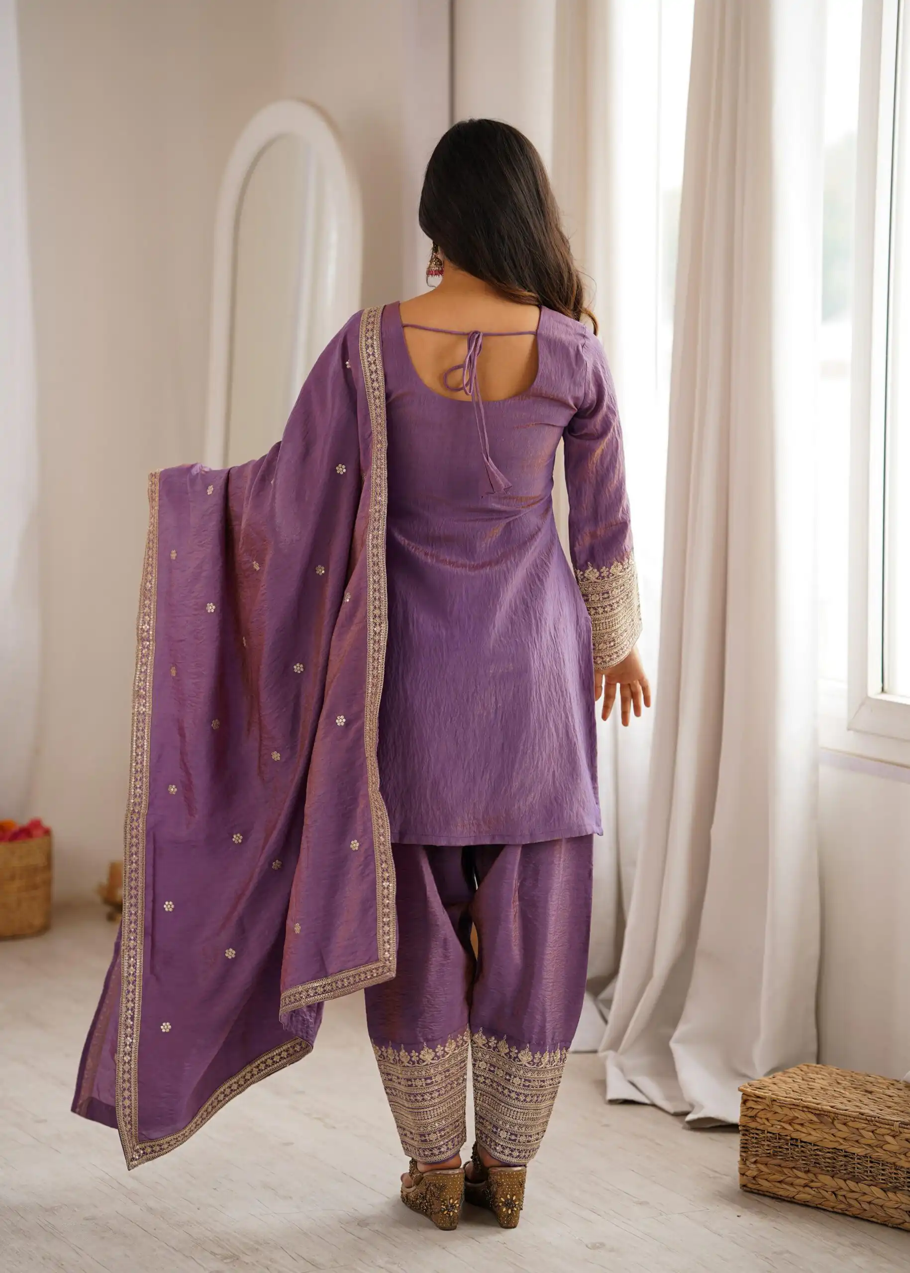 KB 303 Onion Vichitra Silk Salwar Suit with Embroidery Work. Wedding, Party, Festive, Events, Grab it for ₹2049. Delivery 4-6 Working Days. Shop now. | Casual Suits, Jump Suits, Creative suits, Designer Suits, Palazzo Suits, Party Wear Suits, Patiala Suits, Salwar suit, Straight Suits