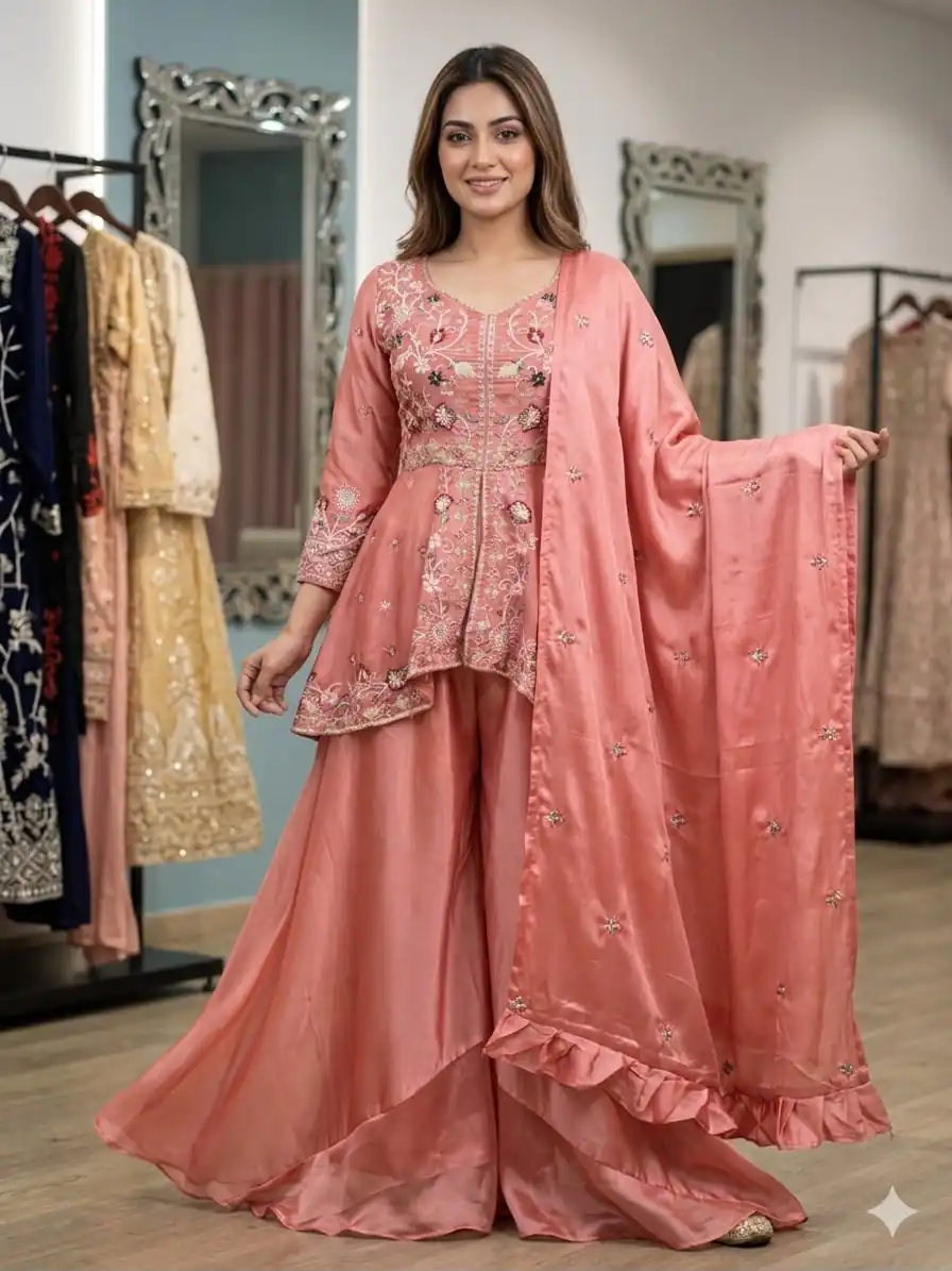 LG 2051 Peach in Rangoli Silk Embroidery Work Salwar Suit . Introductory Price ₹2549. Delivery 4-6 Working Days. Shop now. | Casual Suits, Jump Suits, Creative suits, Designer Suits, Palazzo Suits, Party Wear Suits, Patiala Suits, Salwar suit, Straight Suits
