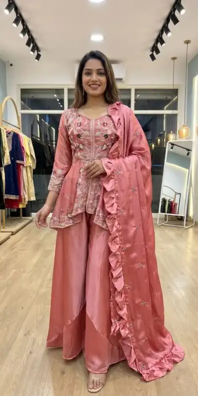 LG 2051 Peach in Rangoli Silk Embroidery Work Salwar Suit . Introductory Price ₹2549. Delivery 4-6 Working Days. Shop now. | Casual Suits, Jump Suits, Creative suits, Designer Suits, Palazzo Suits, Party Wear Suits, Patiala Suits, Salwar suit, Straight Suits