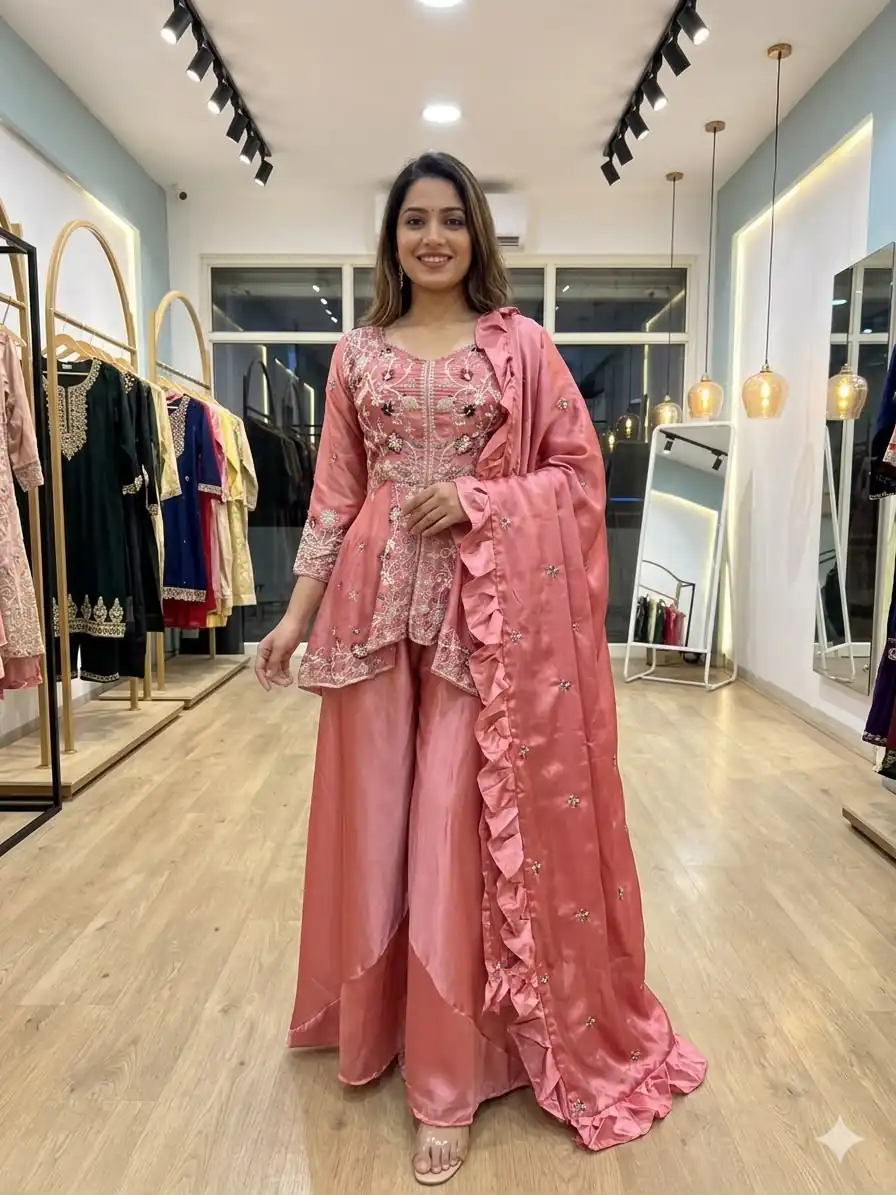 LG 2051 Peach in Rangoli Silk Embroidery Work Salwar Suit . Introductory Price ₹2549. Delivery 4-6 Working Days. Shop now. | Casual Suits, Jump Suits, Creative suits, Designer Suits, Palazzo Suits, Party Wear Suits, Patiala Suits, Salwar suit, Straight Suits