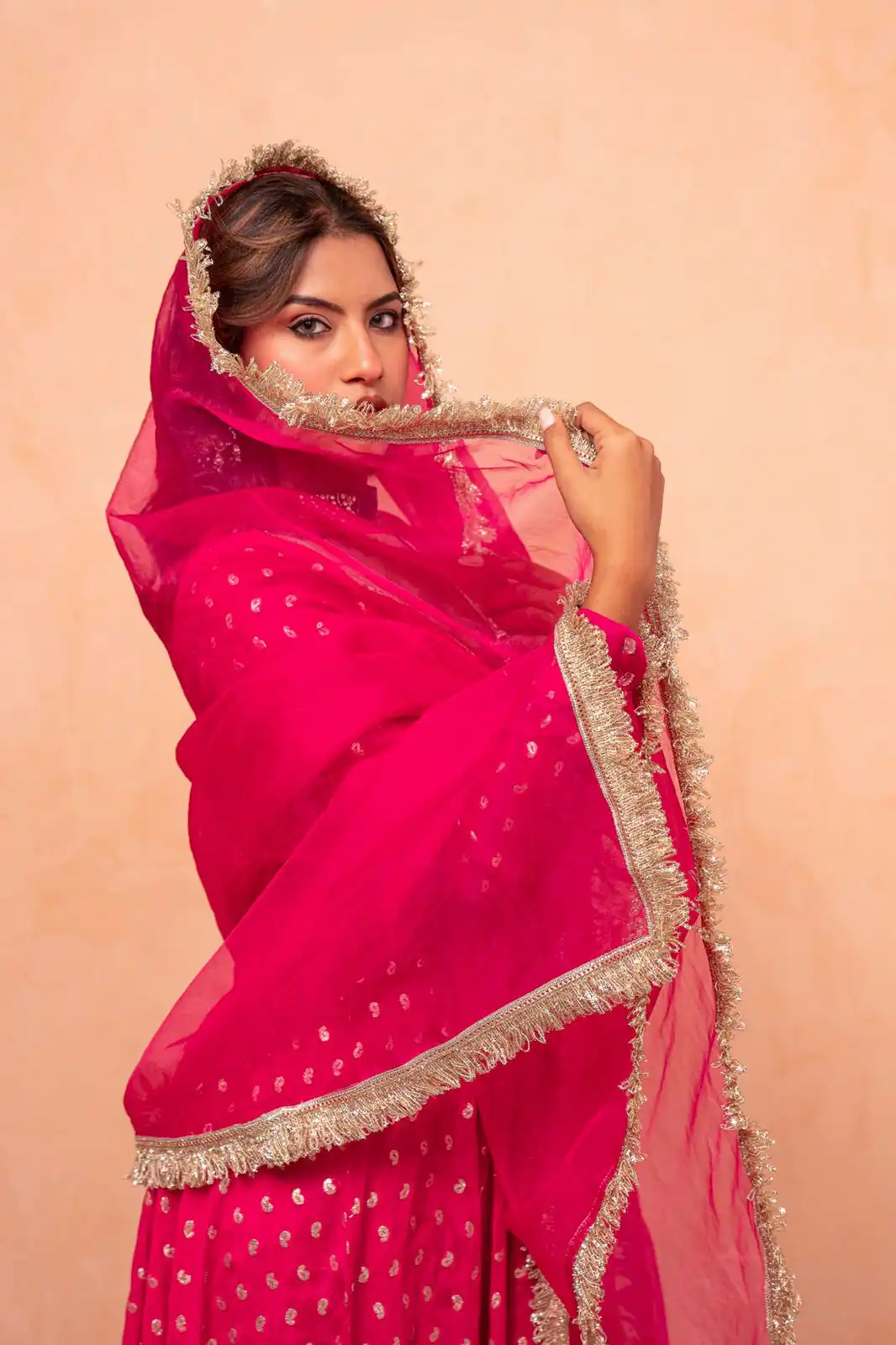 ZSR 3173 Pink Chanderi Jacquard Butti Salwar Suit with Mirror Work & Lace Work. Festive Deal ₹2049. Delivery 4-6 Working Days. Shop now. | Casual Suits, Jump Suits, Creative suits, Designer Suits, Palazzo Suits, Party Wear Suits, Patiala Suits, Salwar suit, Straight Suits