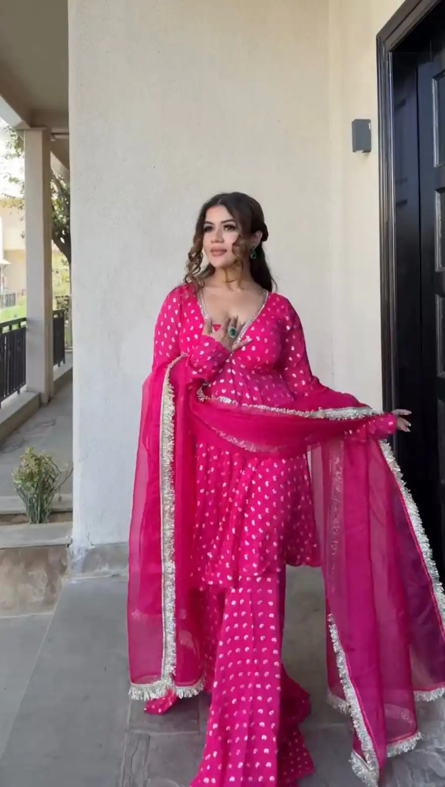 ZSR 3173 Pink Chanderi Jacquard Butti Salwar Suit with Mirror Work & Lace Work. Festive Deal ₹2049. Delivery 4-6 Working Days. Shop now. | Casual Suits, Jump Suits, Creative suits, Designer Suits, Palazzo Suits, Party Wear Suits, Patiala Suits, Salwar suit, Straight Suits