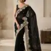 JR 670 Black in Space Silk Embroidery Work & Zari Work Saree . Available at ₹1949 only. Delivery 4-6 Working Days. Shop now. | Creative Sarees, Bollywood Sarees, Designer Sarees, Embroidered Sarees, Ethnic Saree, Modern Digital sarees, Party Wear Sarees, Sarees