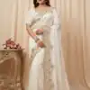JR 670 White in Space Silk Embroidery Work & Zari Work Saree . Available at ₹1949 only. Delivery 4-6 Working Days. Shop now. | Creative Sarees, Bollywood Sarees, Designer Sarees, Embroidered Sarees, Ethnic Saree, Modern Digital sarees, Party Wear Sarees, Sarees