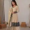 SP 71 Chiku Faux Georgette Salwar Suit with Embroidery Work. Available at ₹2499 only. Delivery 4-6 Working Days. Shop now. | Casual Suits, Jump Suits, Creative suits, Designer Suits, Palazzo Suits, Party Wear Suits, Patiala Suits, Salwar suit, Straight Suits