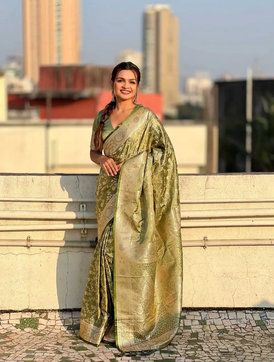 KPR 290 Green in Soft Lichi Silk Jacquard Work Designer Work Saree . Exclusive Offer ₹1349. Delivery 4-6 Working Days. Shop now. | Creative Sarees, Bollywood Sarees, Designer Sarees, Embroidered Sarees, Ethnic Saree, Modern Digital sarees, Party Wear Sarees, Sarees