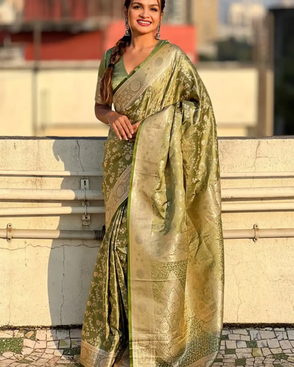 KPR 290 Green in Soft Lichi Silk Jacquard Work Designer Work Saree . Exclusive Offer ₹1349. Delivery 4-6 Working Days. Shop now. | Creative Sarees, Bollywood Sarees, Designer Sarees, Embroidered Sarees, Ethnic Saree, Modern Digital sarees, Party Wear Sarees, Sarees