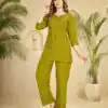 DIVA 158 Lime Green Viscose Rayon Kurti with Embroidery Work & Mirror Work. Wedding, Party, Festive Grab it for ₹1749. Delivery 4-6 Working Days. Shop now. | Bollywood Kurti, Creative Kurtis, Designer Kurti, Kurti, Party Wear Kurti, Selfie Kurti