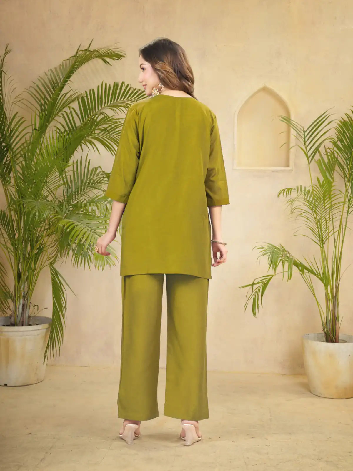 DIVA 158 Lime Green Viscose Rayon Kurti with Embroidery Work & Mirror Work. Wedding, Party, Festive Grab it for ₹1749. Delivery 4-6 Working Days. Shop now. | Bollywood Kurti, Creative Kurtis, Designer Kurti, Kurti, Party Wear Kurti, Selfie Kurti