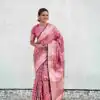 KPR 290 Peach in Soft Lichi Silk Jacquard Work Designer Work Saree . Exclusive Offer ₹1349. Delivery 4-6 Working Days. Shop now. | Creative Sarees, Bollywood Sarees, Designer Sarees, Embroidered Sarees, Ethnic Saree, Modern Digital sarees, Party Wear Sarees, Sarees
