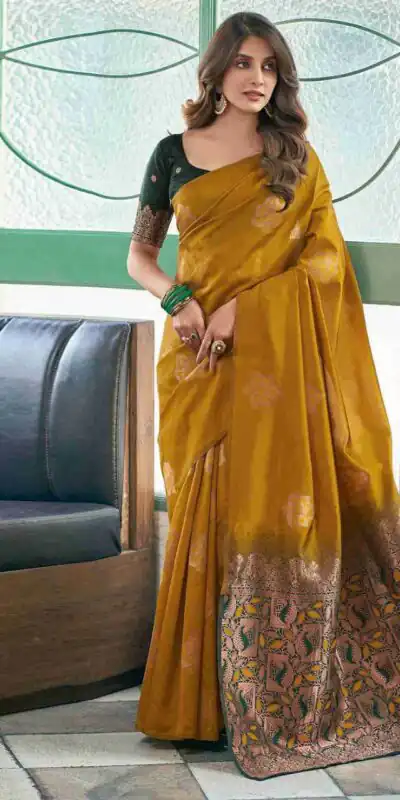 KPR 217 Mastered Soft Lichi Silk Jacquard Work Saree with Designer Work Wedding, Party, Festive, Events, Deal ₹1299. Delivery 4-6 Working Days. Shop now. | Creative Sarees, Bollywood Sarees, Designer Sarees, Embroidered Sarees, Ethnic Saree, Modern Digital sarees, Party Wear Sarees, Sarees