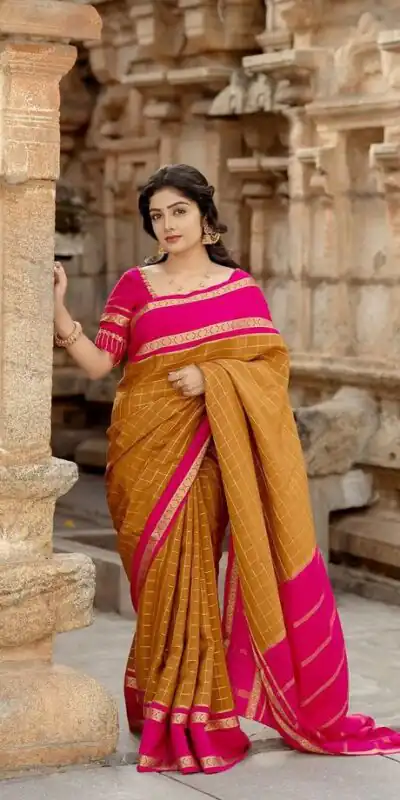 KPR 287 Mustered Color Yellow Soft Lichi Silk Saree with Jacquard Work. Best Price ₹1449. Delivery 4-6 Working Days. Shop now. | Creative Sarees, Bollywood Sarees, Designer Sarees, Embroidered Sarees, Ethnic Saree, Modern Digital sarees, Party Wear Sarees, Sarees