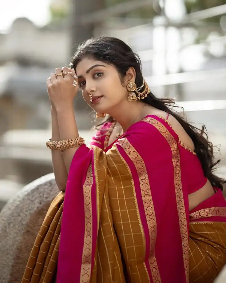 KPR 287 Mustered Color Yellow Soft Lichi Silk Saree with Jacquard Work. Best Price ₹1449. Delivery 4-6 Working Days. Shop now. | Creative Sarees, Bollywood Sarees, Designer Sarees, Embroidered Sarees, Ethnic Saree, Modern Digital sarees, Party Wear Sarees, Sarees
