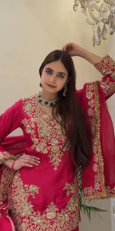 RTC 6041 Pink Chinon Silk Salwar Suit Perfect for Wedding, Party, Ganesh Chaturthi, Baby Shower, Makar Sankranti – . Affordable Price ₹2649. De | Casual Suits, Jump Suits, Creative suits, Designer Suits, Palazzo Suits, Party Wear Suits, Patiala Suits, Salwar suit, Straight Suits