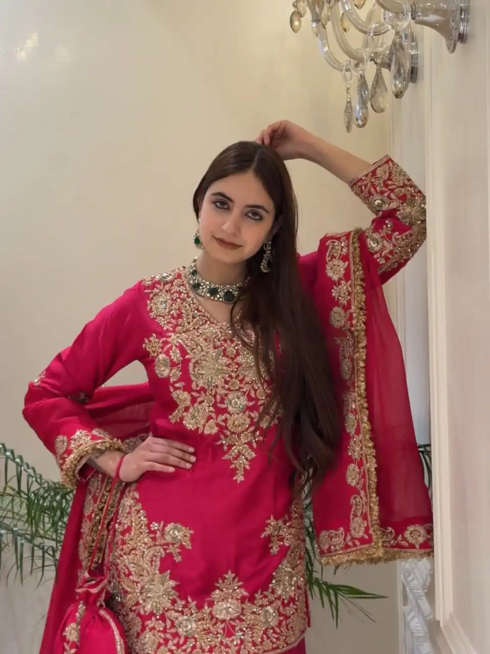 RTC 6041 Pink Chinon Silk Salwar Suit Perfect for Wedding, Party, Ganesh Chaturthi, Baby Shower, Makar Sankranti – . Affordable Price ₹2649. De | Casual Suits, Jump Suits, Creative suits, Designer Suits, Palazzo Suits, Party Wear Suits, Patiala Suits, Salwar suit, Straight Suits