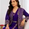 BB 64 Blue Purple Silk Saree with Embroidery Work & Sequins Work. Affordable Price ₹2499. Delivery 4-6 Working Days. Shop now. | Creative Sarees, Bollywood Sarees, Designer Sarees, Embroidered Sarees, Ethnic Saree, Modern Digital sarees, Party Wear Sarees, Sarees
