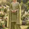 JF 040 Mehandi Fendy Silk Salwar Suitwith Embroidery Work & Lace Work. Now at just ₹2049. Delivery 4-6 Working Days. Shop now. | Casual Suits, Jump Suits, Creative suits, Designer Suits, Palazzo Suits, Party Wear Suits, Patiala Suits, Salwar suit, Straight Suits