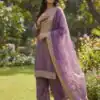 JF 040 Purple Fendy Silk Salwar Suitwith Embroidery Work & Lace Work. Now at just ₹2049. Delivery 4-6 Working Days. Shop now. | Casual Suits, Jump Suits, Creative suits, Designer Suits, Palazzo Suits, Party Wear Suits, Patiala Suits, Salwar suit, Straight Suits