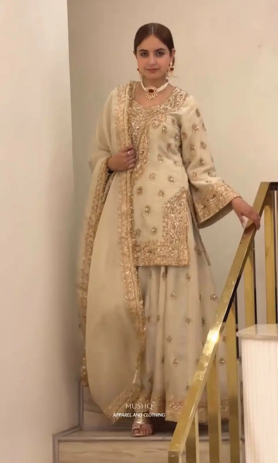 AD 236 Cream Color Chinon Silk Salwar Suit with Embroidery Work. Online Get it for ₹2149. Delivery 4-6 Working Days. Shop now. | Casual Suits, Jump Suits, Creative suits, Designer Suits, Palazzo Suits, Party Wear Suits, Patiala Suits, Salwar suit, Straight Suits