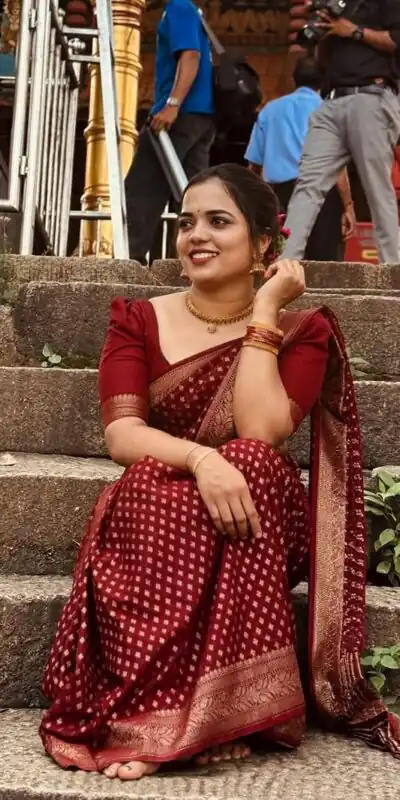 KPR 264 Maroon Soft Lichi Silk Saree with Lace Work & Lace Border. Introductory Price ₹1349. Delivery 4-6 Working Days. Shop now. | Creative Sarees, Bollywood Sarees, Designer Sarees, Embroidered Sarees, Ethnic Saree, Modern Digital sarees, Party Wear Sarees, Sarees