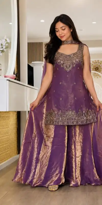 MF 489 Purple Pure Frendy Silk Zari Work & Embroidery Work Salwar Suit . Special Price ₹2099. Delivery 4-6 Working Days. Shop now. | Casual Suits, Jump Suits, Creative suits, Designer Suits, Palazzo Suits, Party Wear Suits, Patiala Suits, Salwar suit, Straight Suits