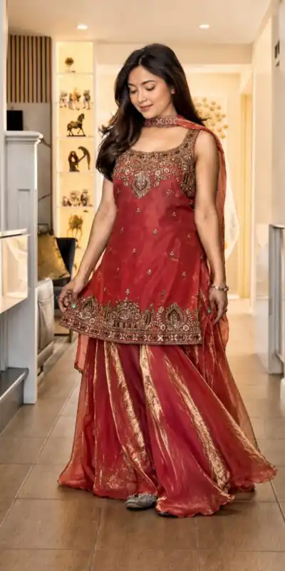 MF 489 Red in Pure Frendy Silk Zari Work & Embroidery Work Salwar Suit . Special Price ₹2099. Delivery 4-6 Working Days. Shop now. | Casual Suits, Jump Suits, Creative suits, Designer Suits, Palazzo Suits, Party Wear Suits, Patiala Suits, Salwar suit, Straight Suits