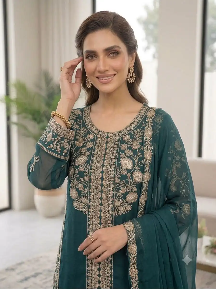 LG 2122 Teal | Roman Salwar Suit with Sequins Work & Embroidery Work. Special Price ₹2149. Delivery 4-6 Working Days. Shop now. | Casual Suits, Jump Suits, Creative suits, Designer Suits, Palazzo Suits, Party Wear Suits, Patiala Suits, Salwar suit, Straight Suits
