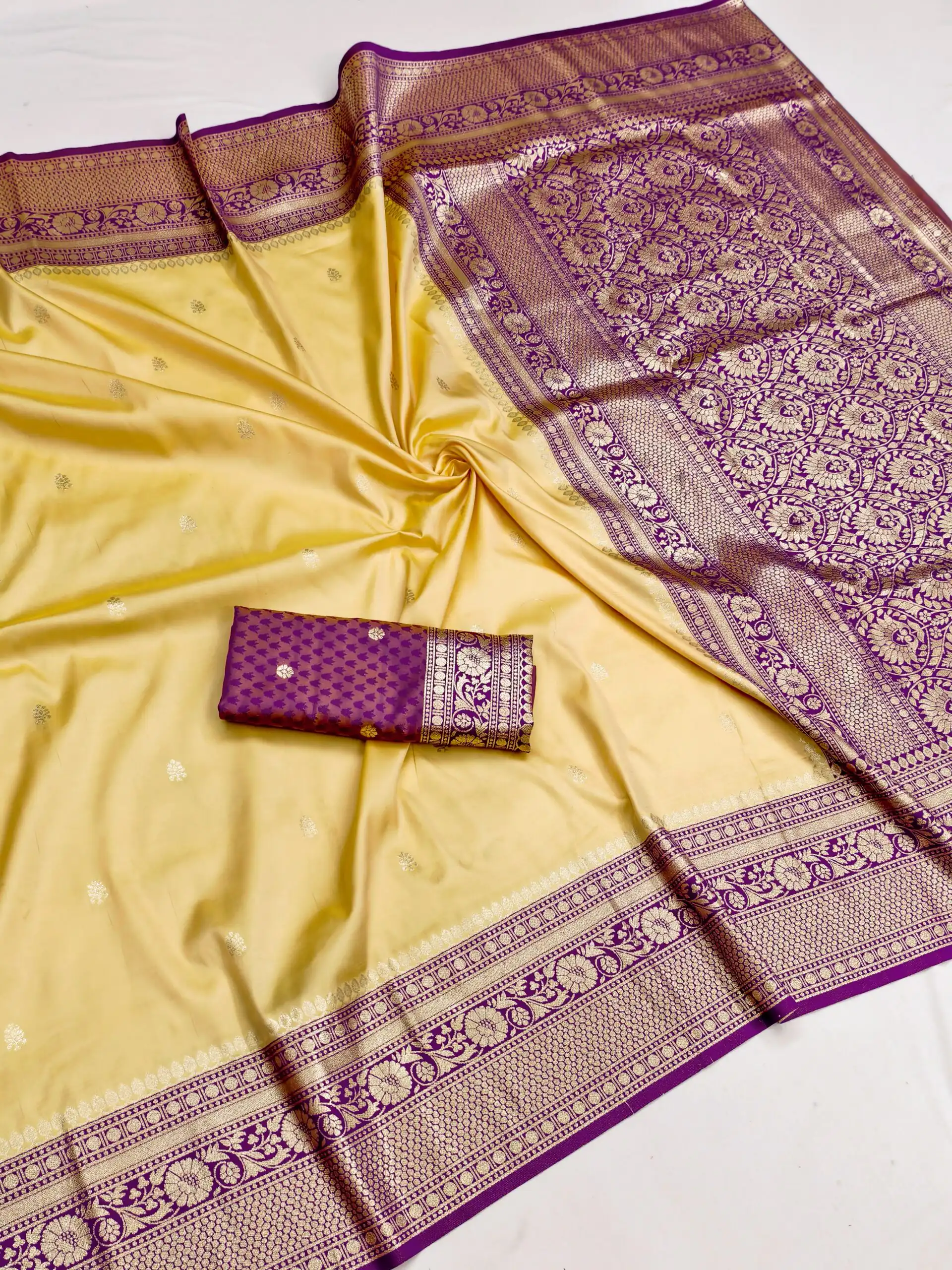 MB 6079 Cream Soft Banarasi Silk Saree with Zari Work & Moti Work. Introductory Price ₹1949. Delivery 4-6 Working Days. Shop now. | Creative Sarees, Bollywood Sarees, Designer Sarees, Embroidered Sarees, Ethnic Saree, Modern Digital sarees, Party Wear Sarees, Sarees